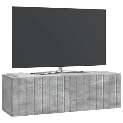 vidaXL Wall-Mounted TV Cabinet 98 x 31 x 30 cm Concrete Grey