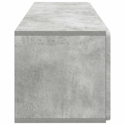 vidaXL Wall-Mounted TV Cabinet 98 x 31 x 30 cm Concrete Grey