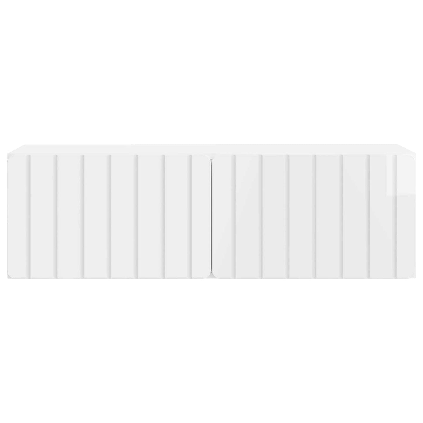 vidaXL Wall-Mounted TV Cabinet 98 x 31 x 30 cm High Gloss White