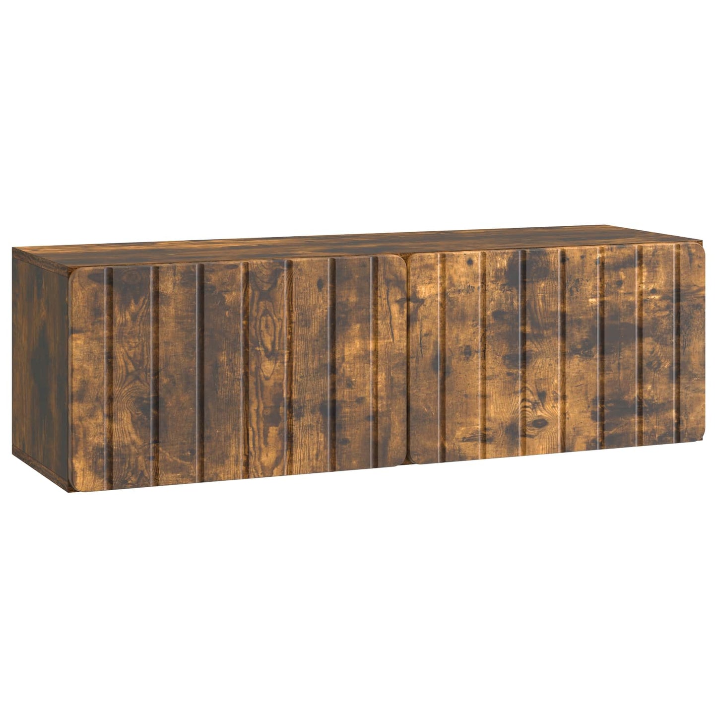 vidaXL Wall-Mounted TV Cabinet 98 x 31 x 30 cm Smoked Oak