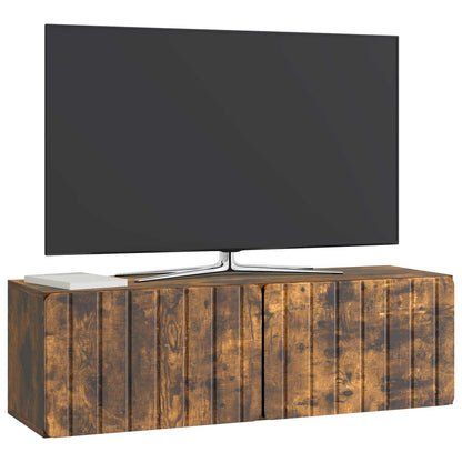vidaXL Wall-Mounted TV Cabinet 98 x 31 x 30 cm Smoked Oak