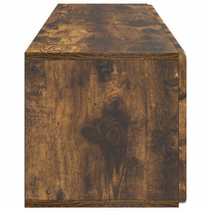 vidaXL Wall-Mounted TV Cabinet 98 x 31 x 30 cm Smoked Oak