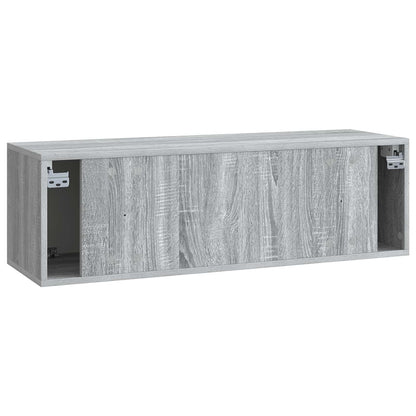 vidaXL Wall-Mounted TV Cabinet 98 x 31 x 30 cm Grey Sonoma