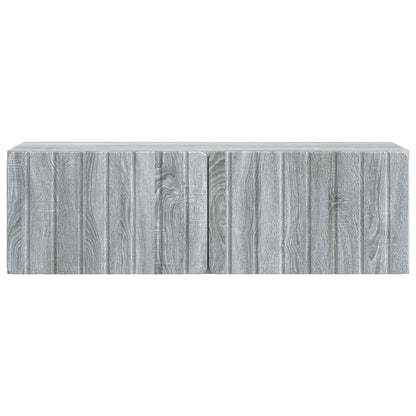 vidaXL Wall-Mounted TV Cabinet 98 x 31 x 30 cm Grey Sonoma