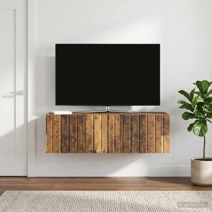 vidaXL Wall-Mounted TV Cabinet 98 x 31 x 30 cm Old Wood