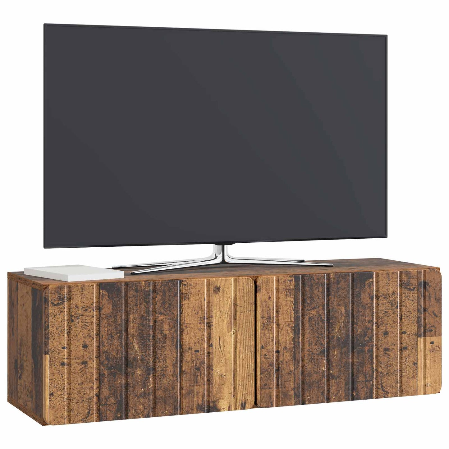 vidaXL Wall-Mounted TV Cabinet Wall-mounted Old Wood 98 x 31 x 30 cm