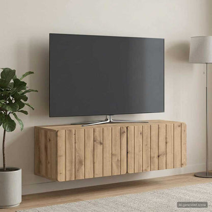 vidaXL Wall-Mounted TV Cabinet 98 x 31 x 30 cm Artisan Oak