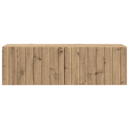 vidaXL Wall-Mounted TV Cabinet 98 x 31 x 30 cm Artisan Oak