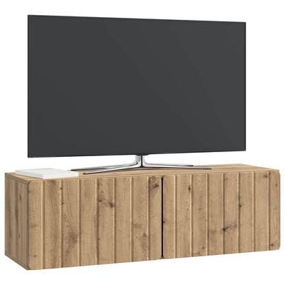 vidaXL Wall-Mounted TV Cabinet 98 x 31 x 30 cm Artisan Oak