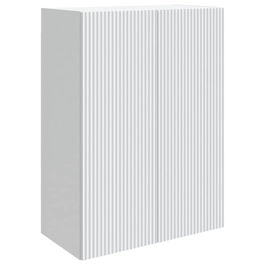 vidaXL Wall-Mounted Cabinet 66 x 34.5 x 90 cm Engineered Wood White