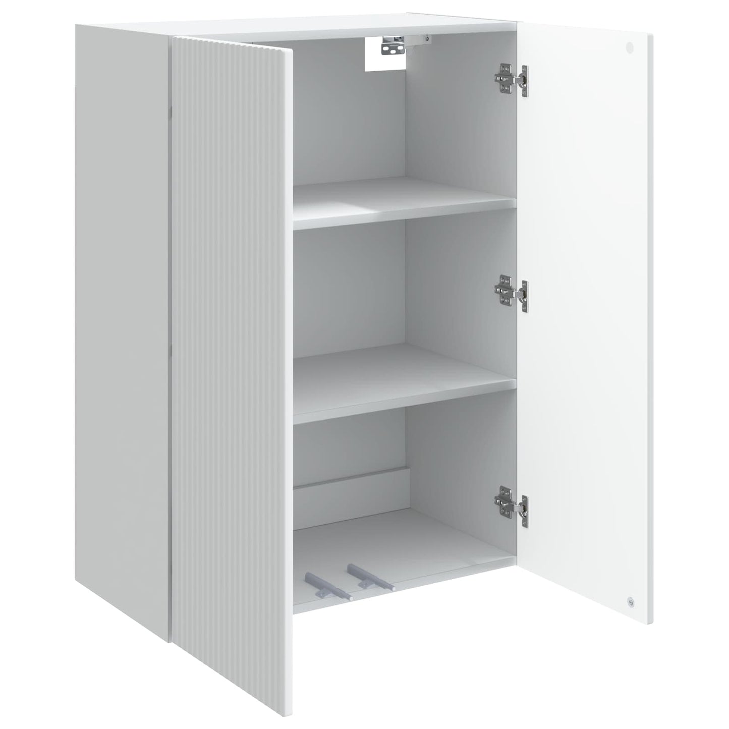 vidaXL Wall-Mounted Cabinet White 66 x 34.5 x 90 cm Engineered Wood