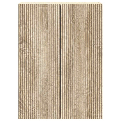 vidaXL Wall-Mounted Cabinet Sonoma Oak 66 x 34.5 x 90 cm