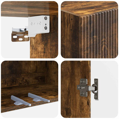 vidaXL Wall-Mounted Cabinet 66 x 34.5 x 90 cm Engineered Wood