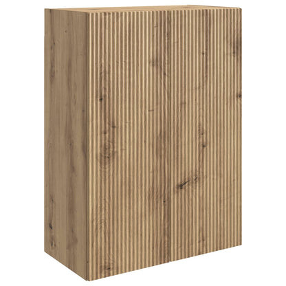 vidaXL Wall-Mounted Cabinet Artisan Oak 66 x 34.5 x 90 cm