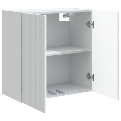 vidaXL Wall-Mounted Cabinet White 59 x 31 x 60 cm Engineered Wood