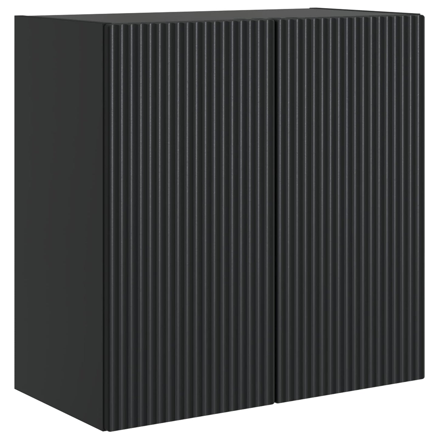 vidaXL Wall-Mounted Cabinet Black 59 x 31 x 60 cm Engineered Wood