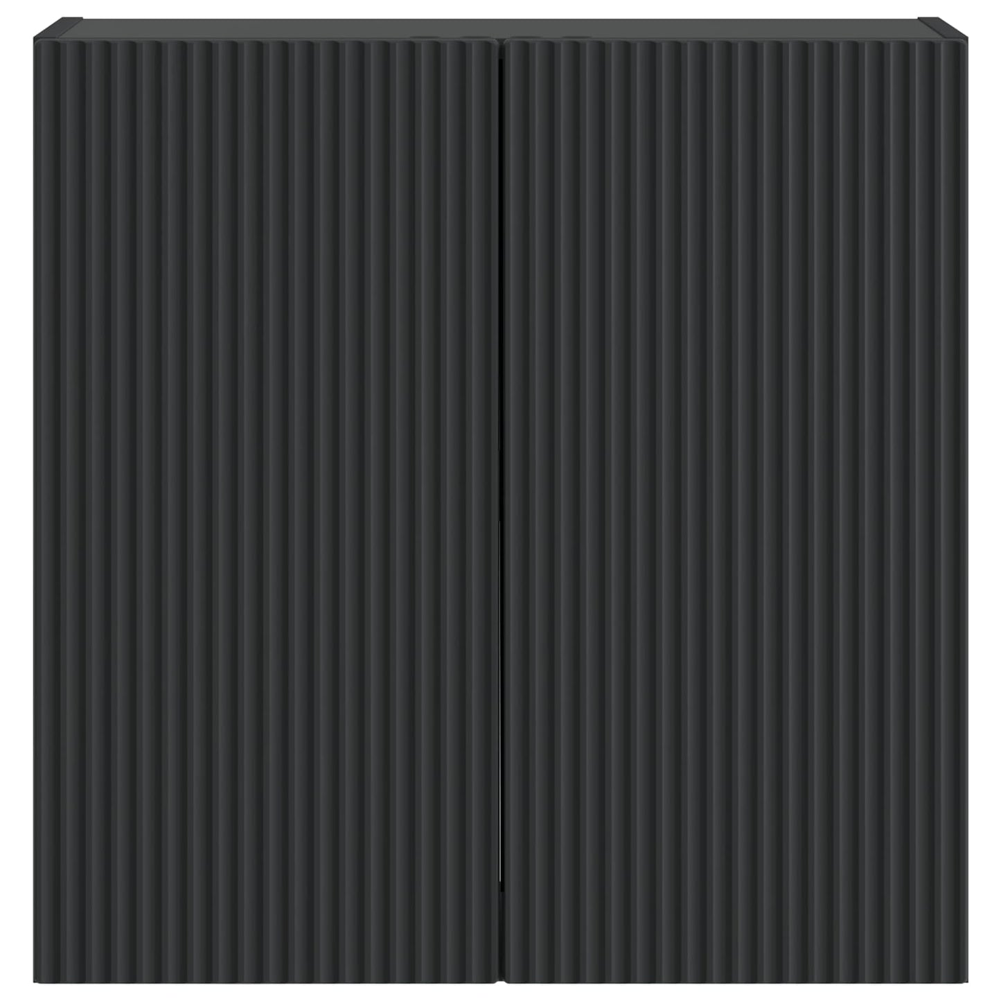 vidaXL Wall-Mounted Cabinet Black 59 x 31 x 60 cm Engineered Wood