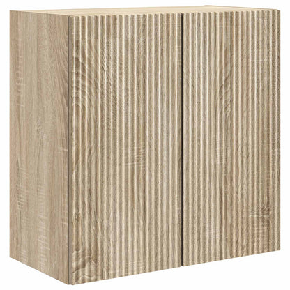 vidaXL Wall-Mounted Cabinet Sonoma Oak 59 x 31 x 60 cm Engineered Wood