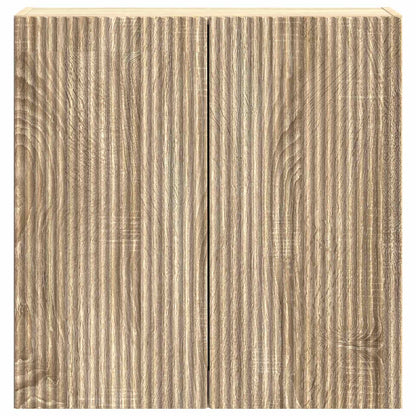 vidaXL Wall-Mounted Cabinet Sonoma Oak 59 x 31 x 60 cm Engineered Wood