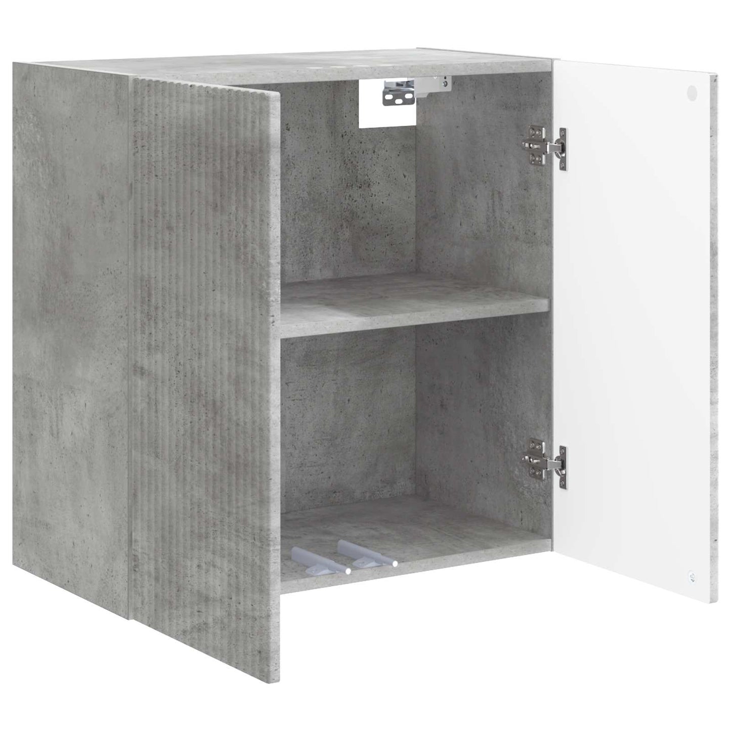 vidaXL Wall-Mounted Cabinet Concrete Grey 59 x 31 x 60 cm