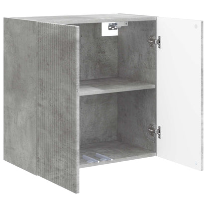 vidaXL Wall-Mounted Cabinet Concrete Grey 59 x 31 x 60 cm