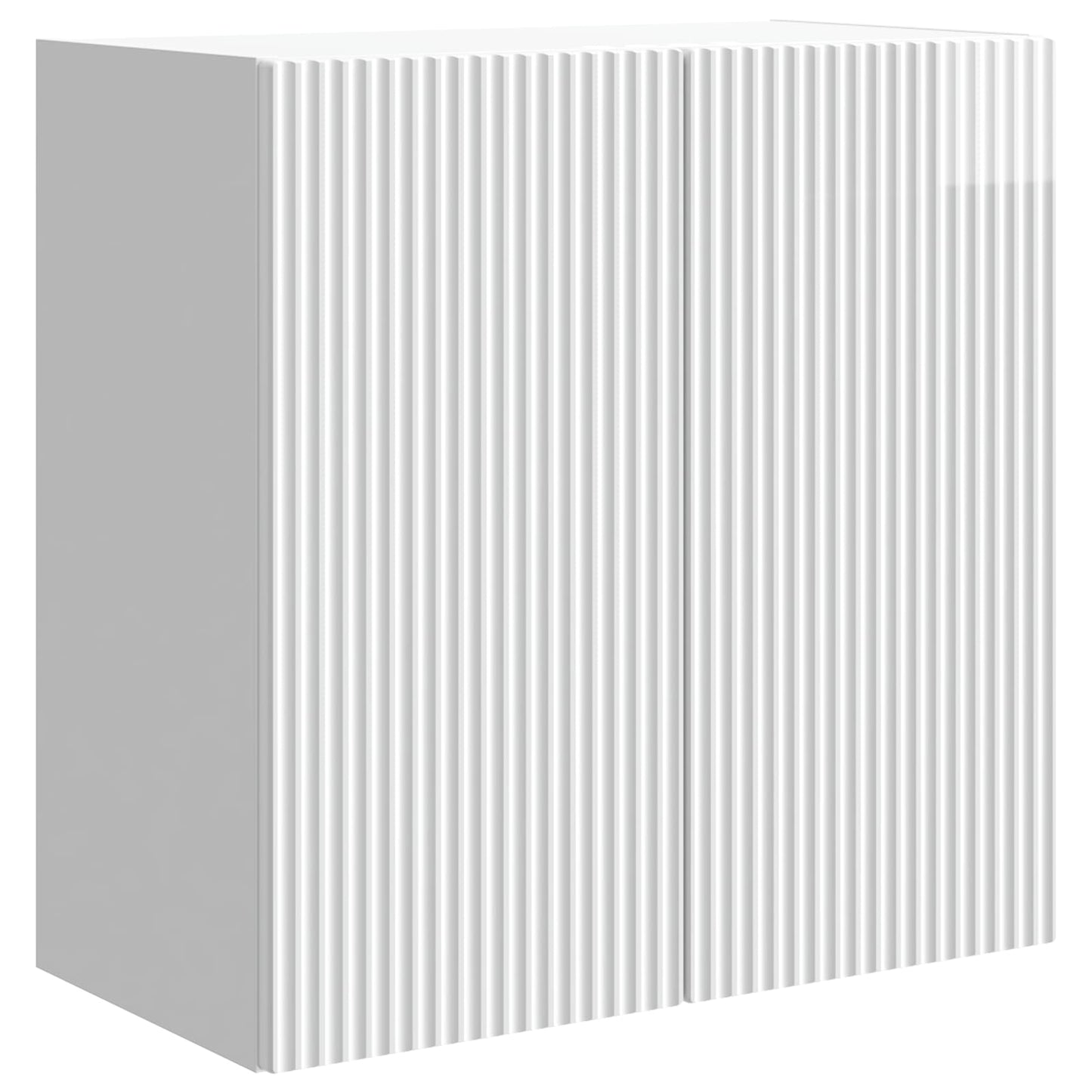 vidaXL Wall-Mounted Cabinet High Gloss White 59 x 31 x 60 cm