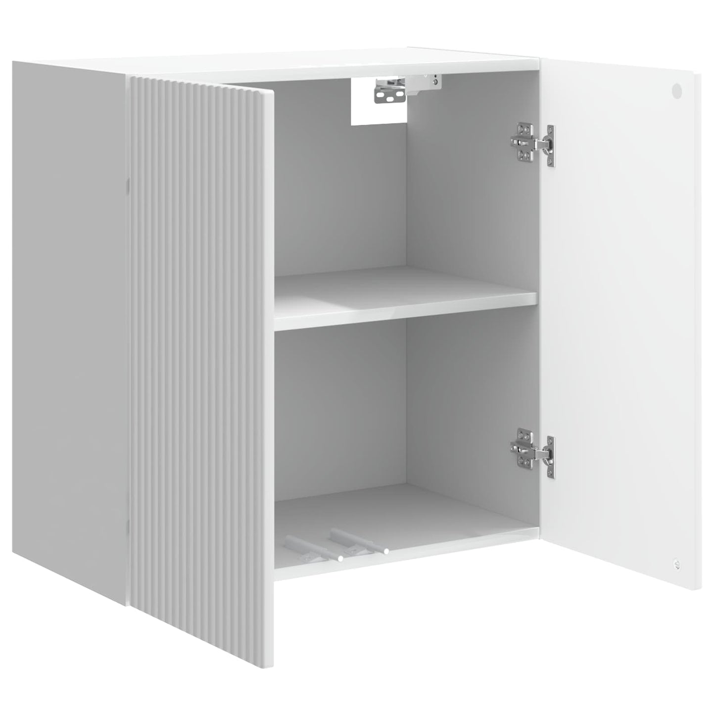 vidaXL Wall-Mounted Cabinet High Gloss White 59 x 31 x 60 cm