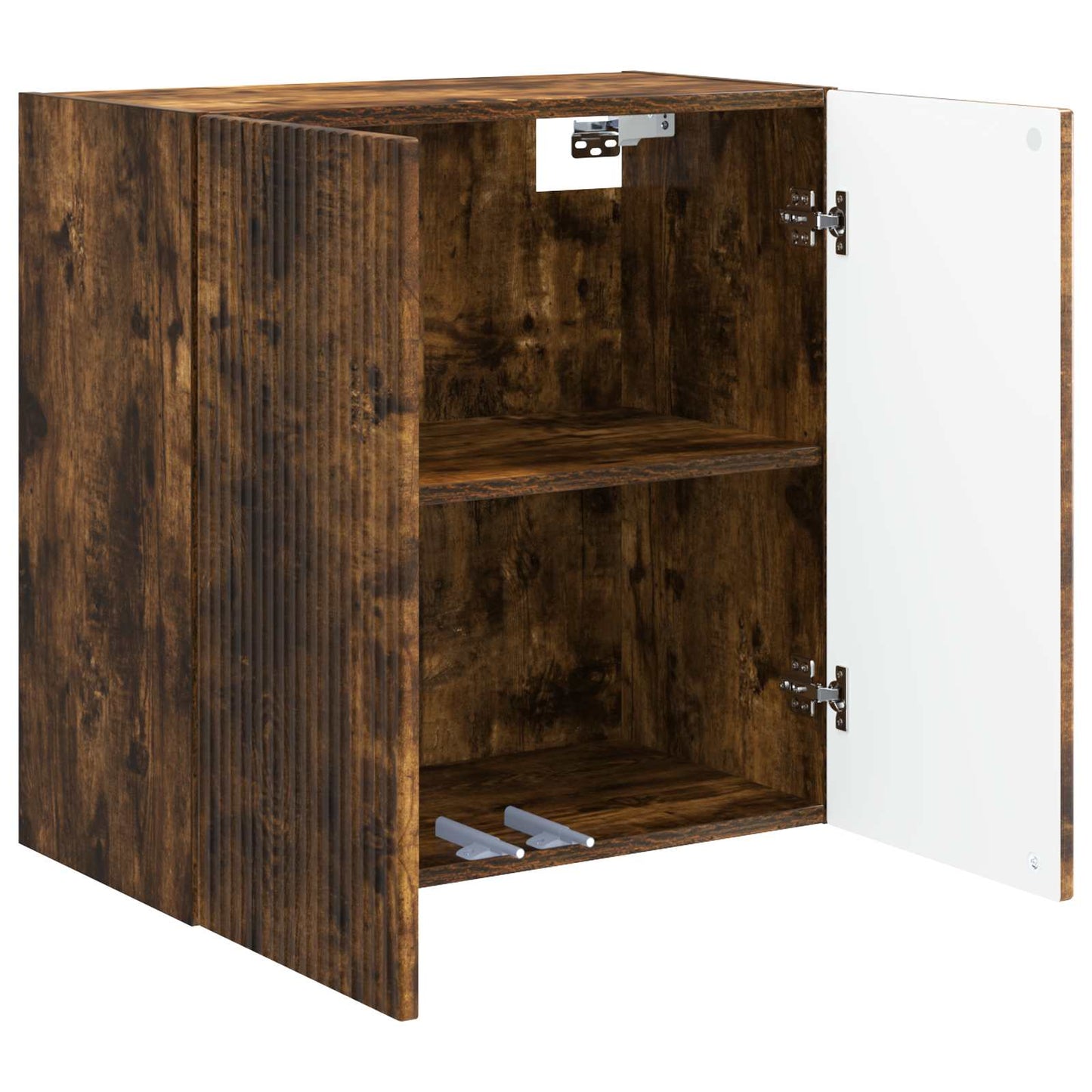 vidaXL Wall-Mounted Cabinet 59 x 31 x 60 cm Engineered Wood Smoked Oak