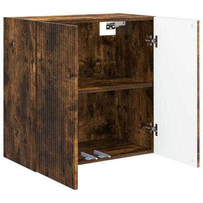 vidaXL Wall-Mounted Cabinet 59 x 31 x 60 cm Engineered Wood Smoked Oak