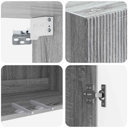 vidaXL Wall-Mounted Cabinet 59 x 31 x 60 cm Engineered Wood