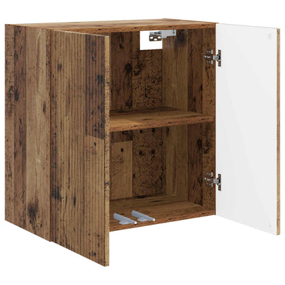 vidaXL Wall-Mounted Cabinet Old Wood 59 x 31 x 60 cm Engineered Wood