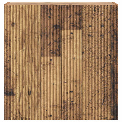 vidaXL Wall-Mounted Cabinet Old Wood 59 x 31 x 60 cm Engineered Wood
