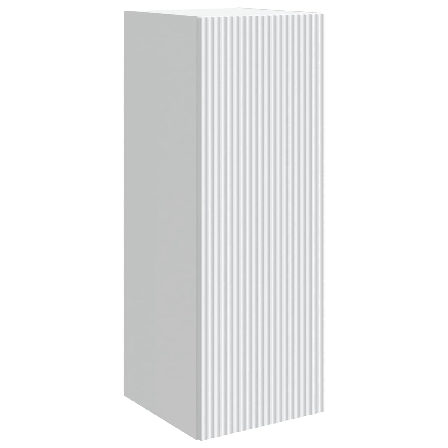 vidaXL Wall-Mounted Cabinet White 33 x 34.5 x 90 cm Engineered Wood