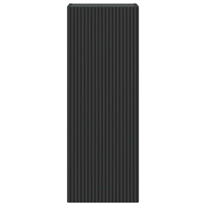 vidaXL Wall-Mounted Cabinet Black 33 x 34.5 x 90 cm Engineered Wood