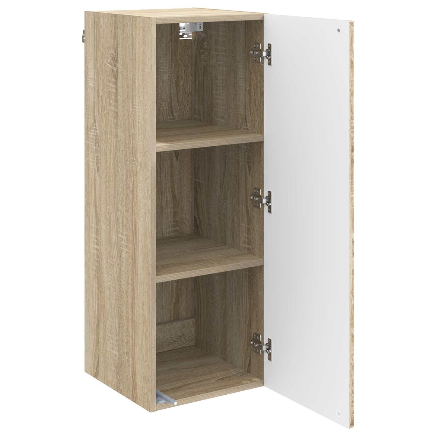 vidaXL Wall-Mounted Cabinet Sonoma Oak 33 x 34.5 x 90 cm