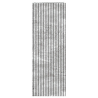 vidaXL Wall-Mounted Cabinet Concrete Grey 33 x 34.5 x 90 cm