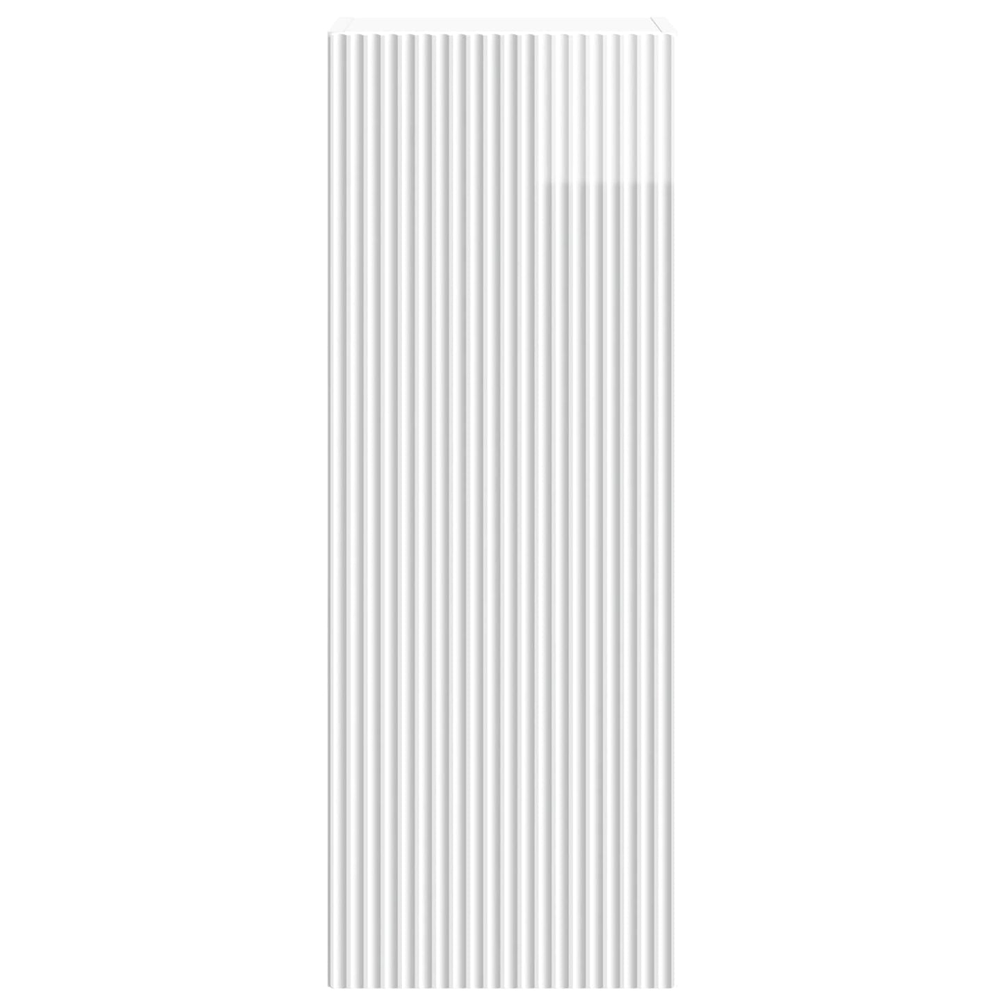 vidaXL Wall-Mounted Cabinet High Gloss White 33 x 34.5 x 90 cm