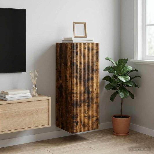 vidaXL Wall-Mounted Cabinet 33 x 34.5 x 90 cm Engineered Wood