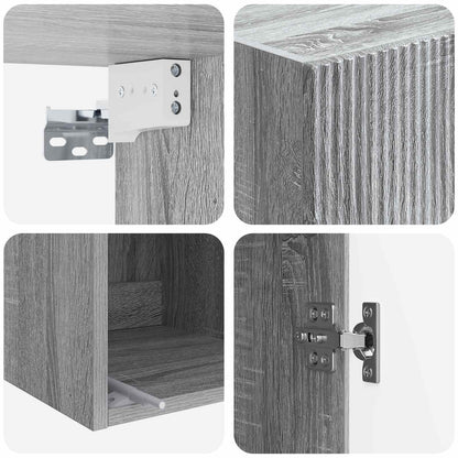 vidaXL Wall-Mounted Cabinet 33 x 34.5 x 90 cm Engineered Wood