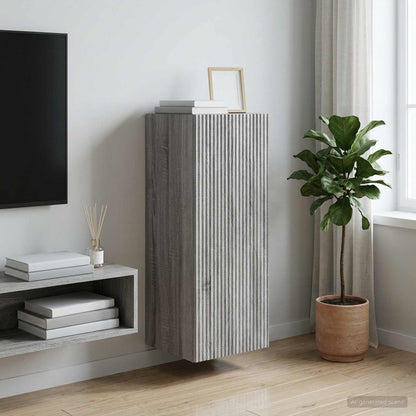 vidaXL Wall-Mounted Cabinet 33 x 34.5 x 90 cm Engineered Wood
