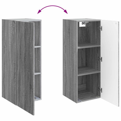 vidaXL Wall-Mounted Cabinet 33 x 34.5 x 90 cm Engineered Wood