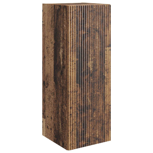 vidaXL Wall-Mounted Cabinet 33 x 34.5 x 90 cm Engineered Wood Old Wood