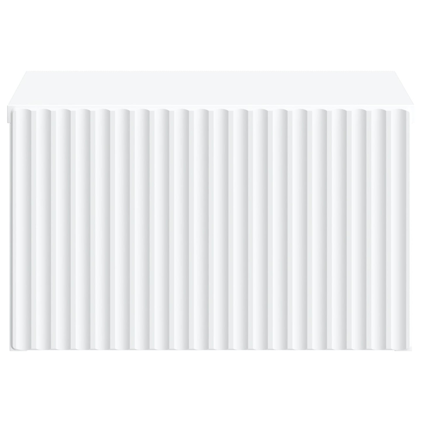 vidaXL Wall-Mounted Bedside Cabinet White 33 x 34.5 x 20 cm