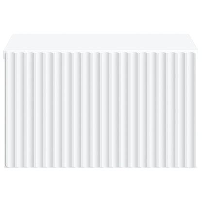 vidaXL Wall-Mounted Bedside Cabinet White 33 x 34.5 x 20 cm