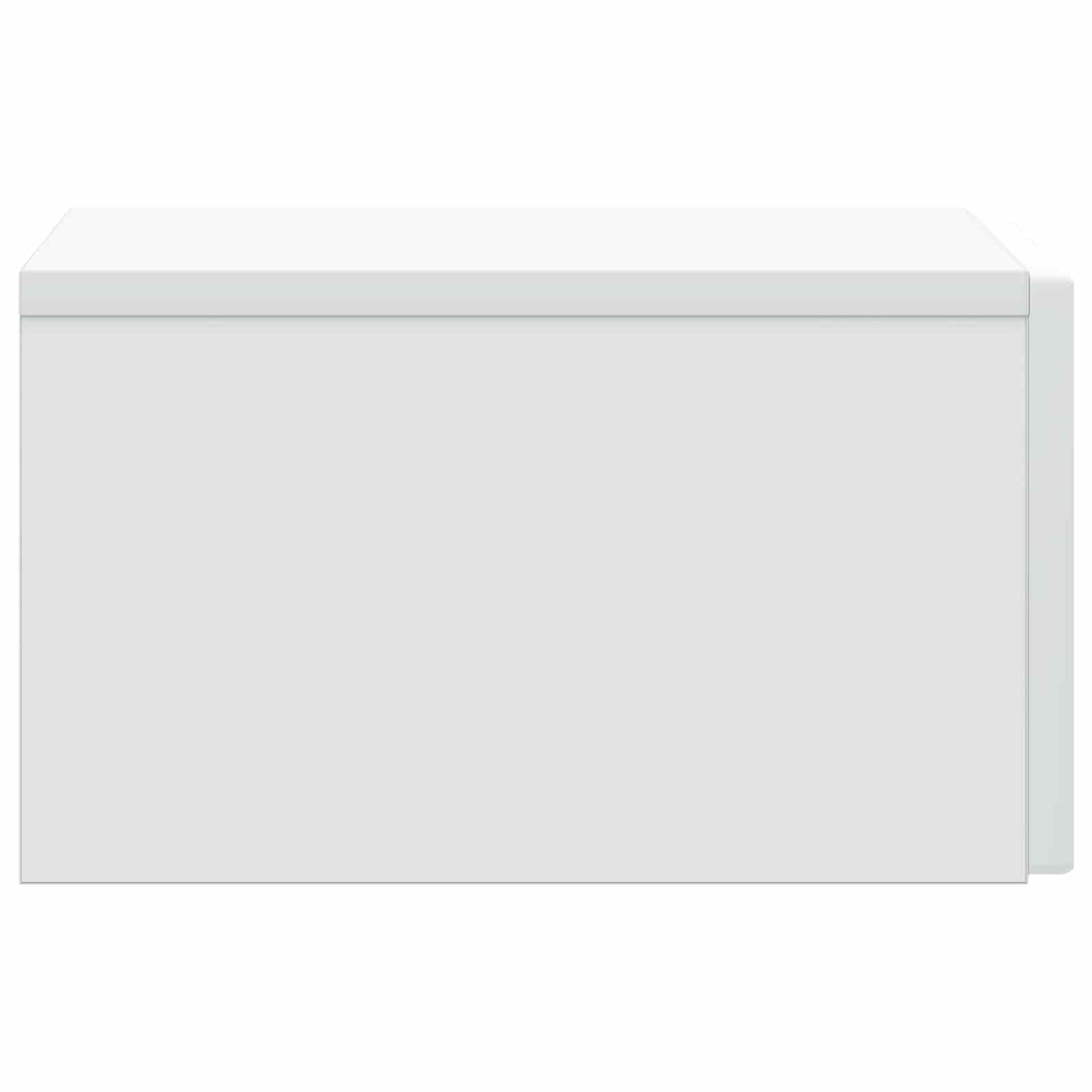 vidaXL Wall-Mounted Bedside Cabinet 2 pcs White 33 x 34.5 x 20 cm