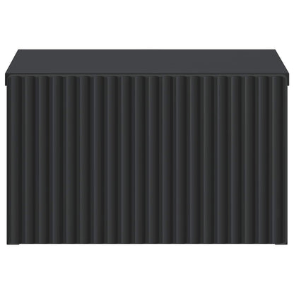 vidaXL Wall-Mounted Bedside Cabinet Black 33 x 34.5 x 20 cm