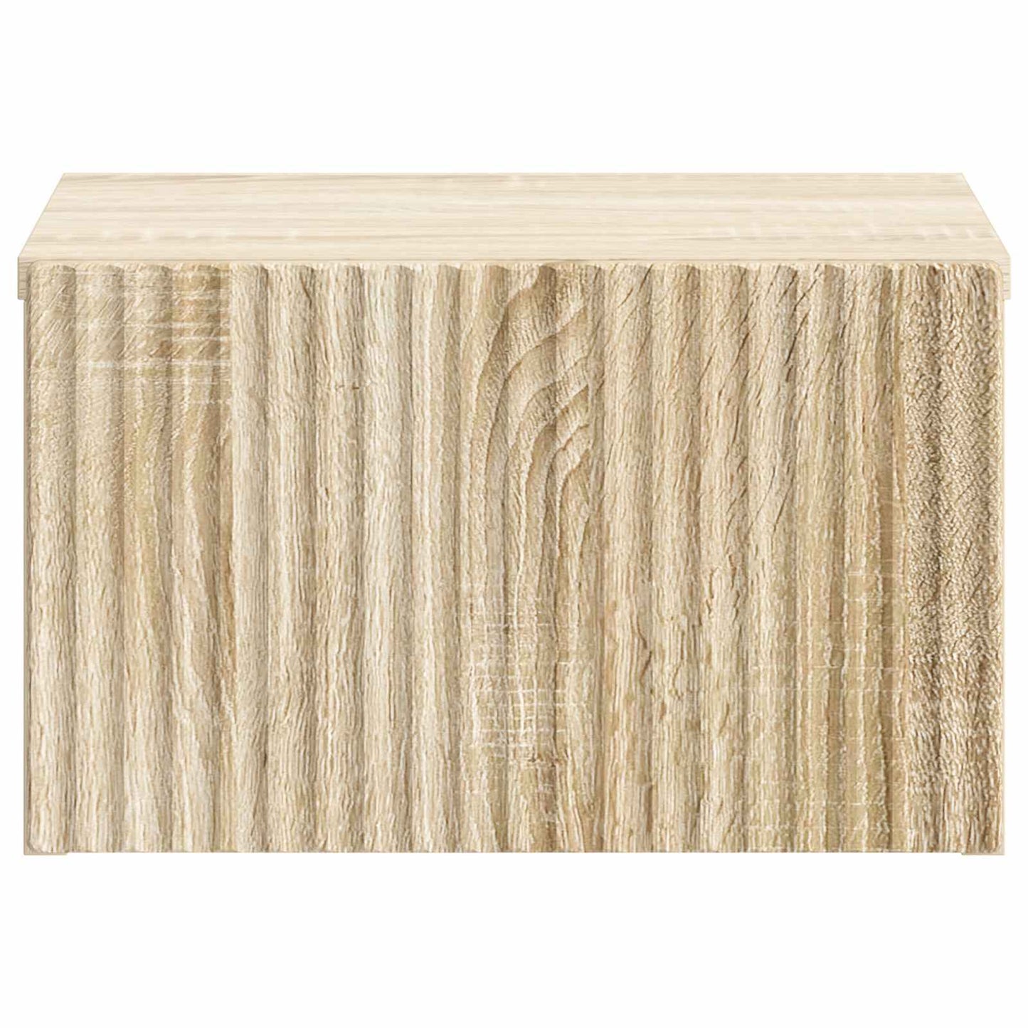 vidaXL Wall-Mounted Bedside Cabinet 2 pcs Sonoma Oak 33 x 34.5 x 20 cm