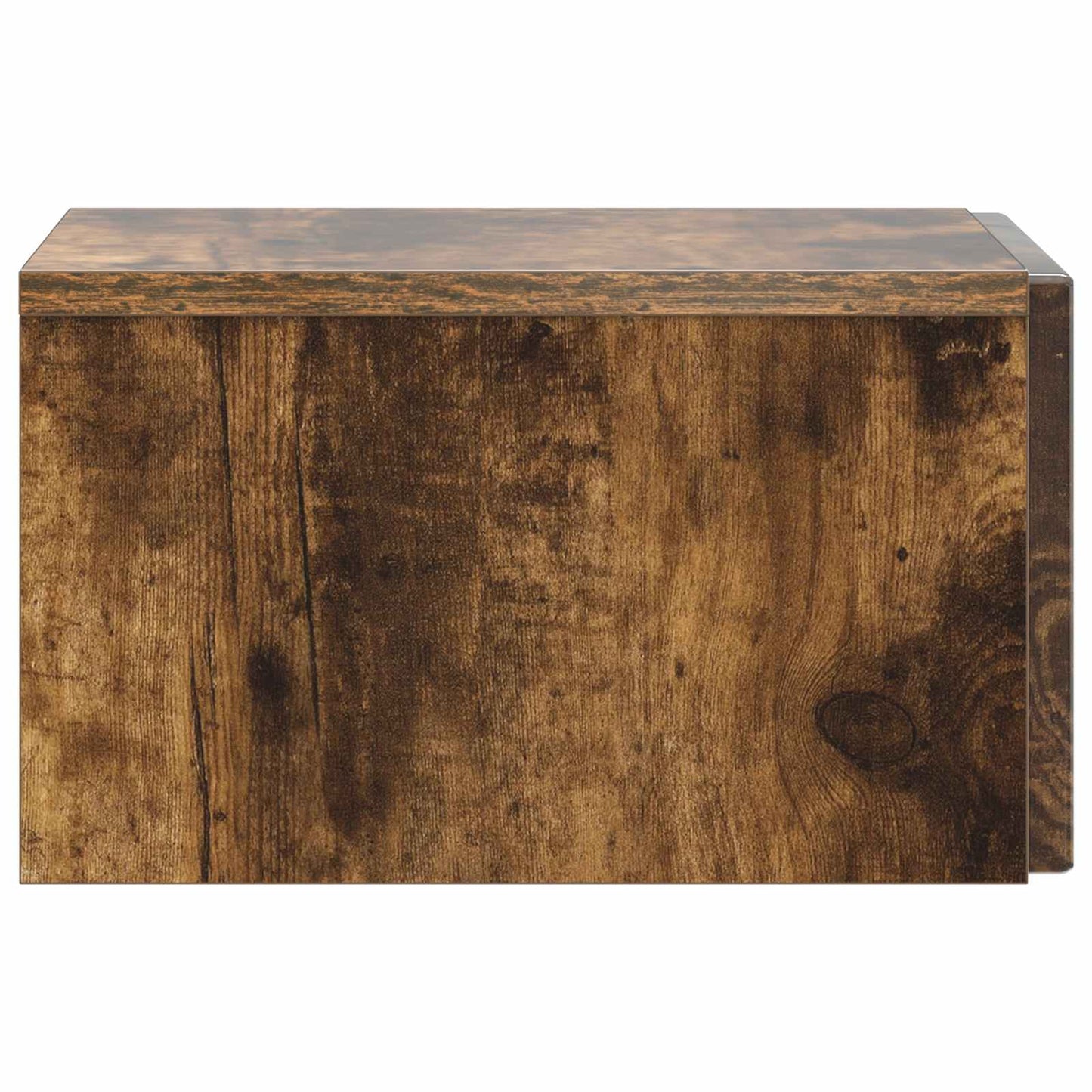 vidaXL Wall-Mounted Bedside Cabinet Smoked Oak 33 x 34.5 x 20 cm