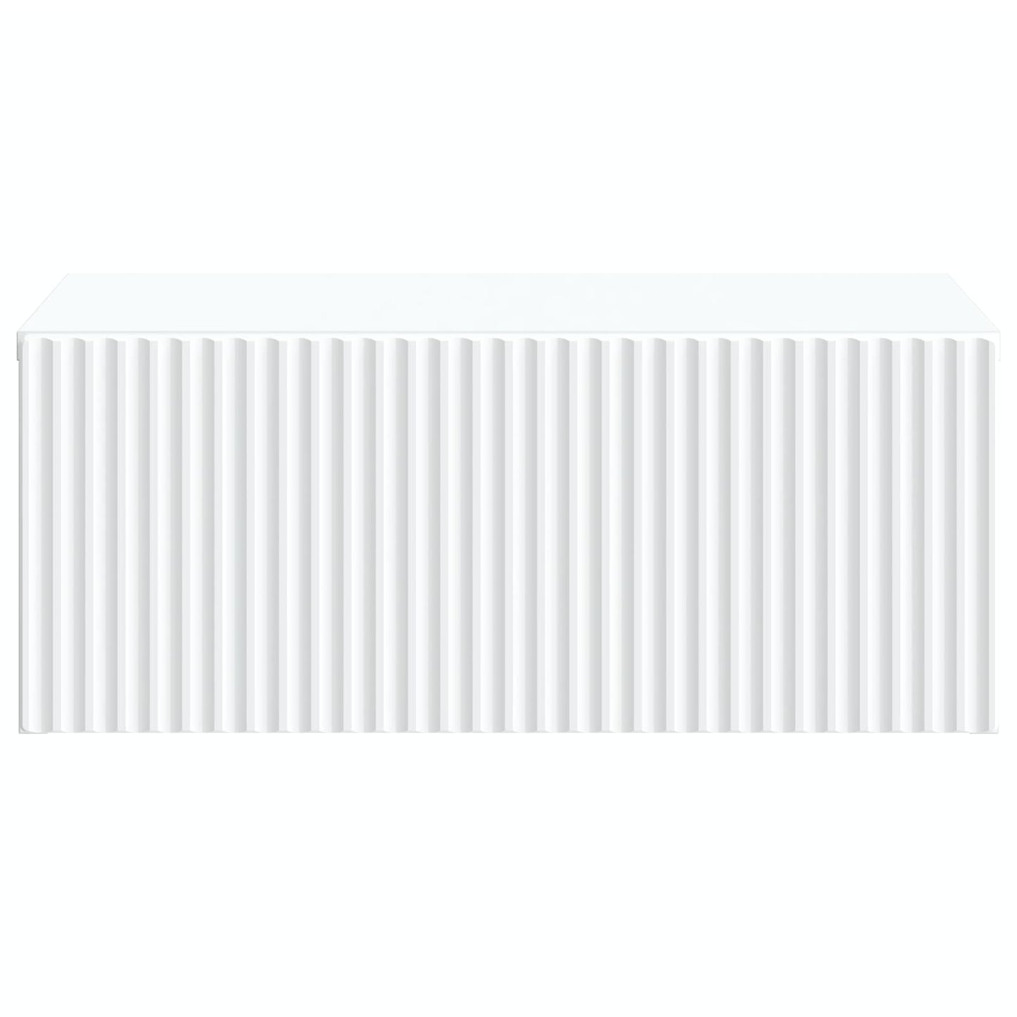 vidaXL Wall-Mounted Bedside Cabinet White 49 x 34.5 x 20 cm