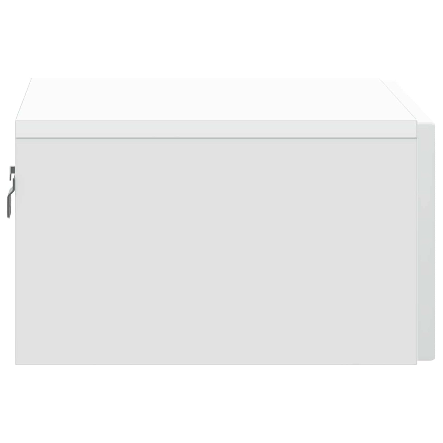 vidaXL Wall-Mounted Bedside Cabinet 2 pcs White 49 x 34.5 x 20 cm